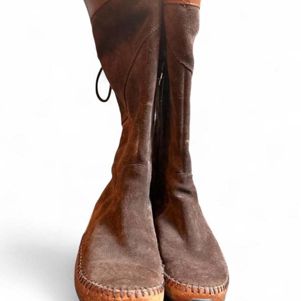The North Face Janey Primaloft Suede Leather Winter Boots Women’s Size 8 Brown - Picture 7 of 7